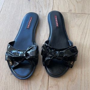 Prada Bow Sandals **AUTHENTIC**